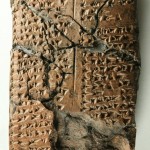 The unique clay tablet. Image: John MacGinnis The unique clay tablet. Image: John MacGinnis
