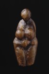 This female figure, found at Grimaldi, Italy, was sculpted from steatite about 20,000 years ago. Photo RMN/Jean-Gilles Berizzi.