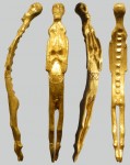 Gold female figurinesmall