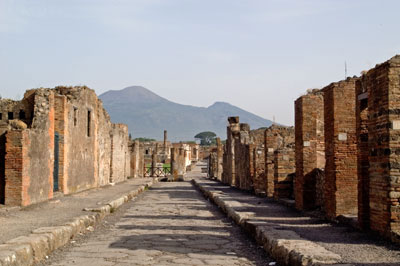 Excavation of pompeii